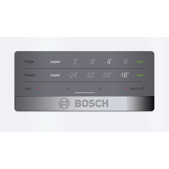 Bosch jääkaappipakastin KGN367WER (valkoinen)