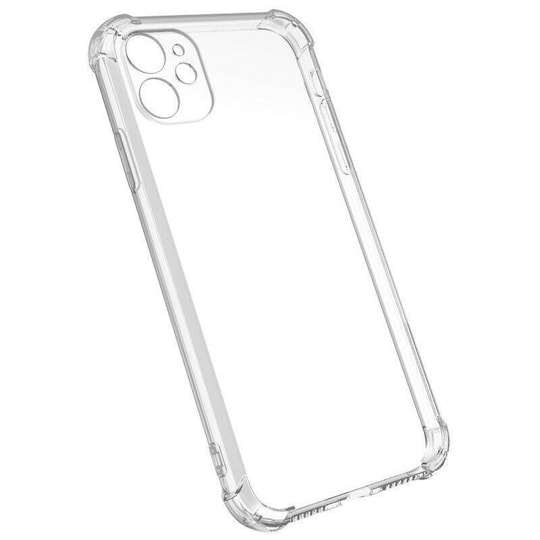 Iskunkestävä läpinäkyvä suojakuori iPhone 12 Mini TPU