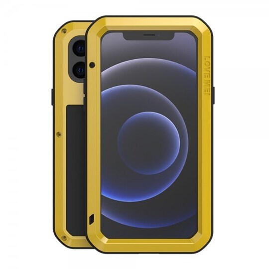 iPhone 12 Mini Suojakuori Powerful Case Keltainen