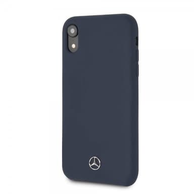 Mercedes Benz iPhone Xr Suojakuori Silikonii Logo MörkSininen