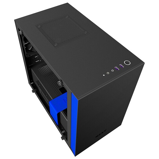 NZXT H200i Mini-ITX PC kotelo (mattamusta/sininen)