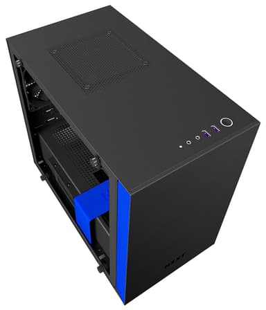 NZXT H200i Mini-ITX PC kotelo (mattamusta/sininen)