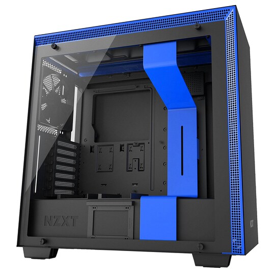 NZXT H700i ATX PC kotelo (mattamusta/sininen)