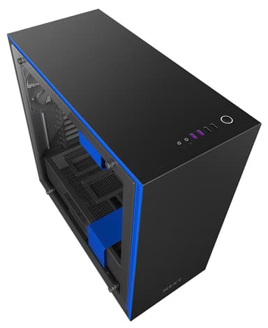 NZXT H700i ATX PC kotelo (mattamusta/sininen)