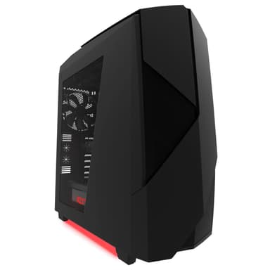 NZXT Noctis 450 ATX PC kotelo (mattamusta/pun. LED)