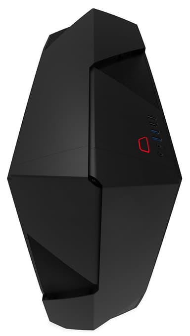NZXT Noctis 450 ATX PC kotelo (mattamusta/pun. LED)