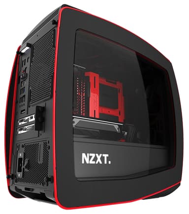 NZXT Manta Mini ITX PC kotelo (mattamusta/pun., ikkuna)