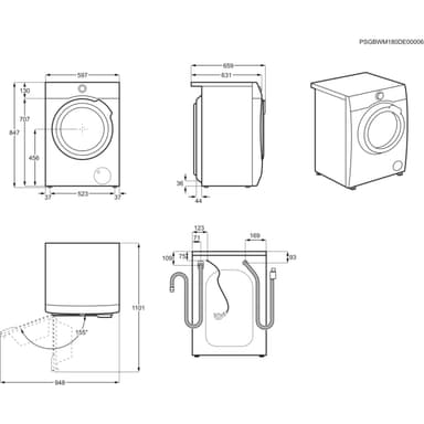 Electrolux pyykinpesukone EW8F8669Q9