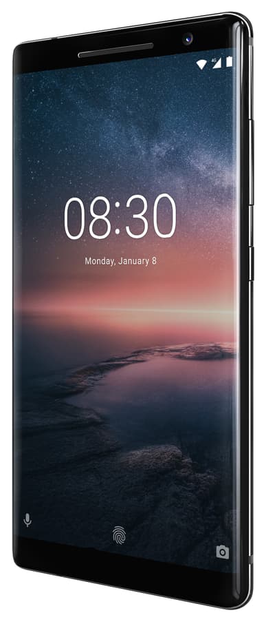Nokia 8 Sirocco älypuhelin (musta)