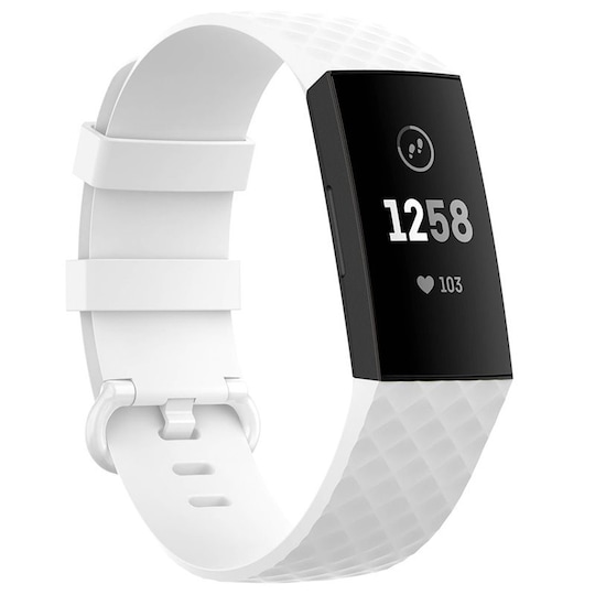 Sport Rannekoru Fitbit Charge 4 - Valkoinen