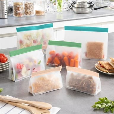 InnovaGoods Uudelleenkäytettävät silikonipussit