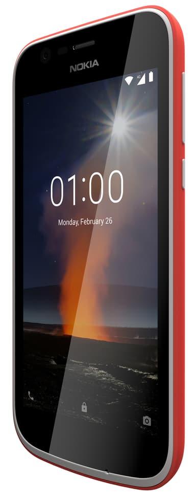 Nokia 1 älypuhelin (punainen)