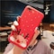Mobiilikotelo iPhone 7/8 Plus, joulumotiivilla Puhdas - punainen