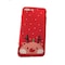 Mobiilikotelo iPhone 7/8 Plus, joulumotiivilla Puhdas - punainen