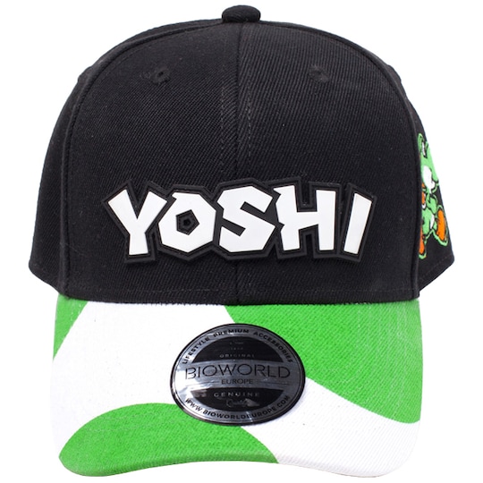 Nintendo - Yoshi lippalakki (musta/vihreä)