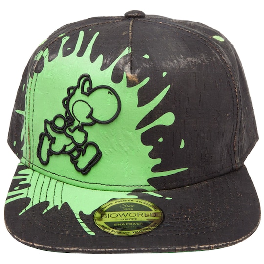 Nintendo - Yoshi snapback cap (musta/vihreä)