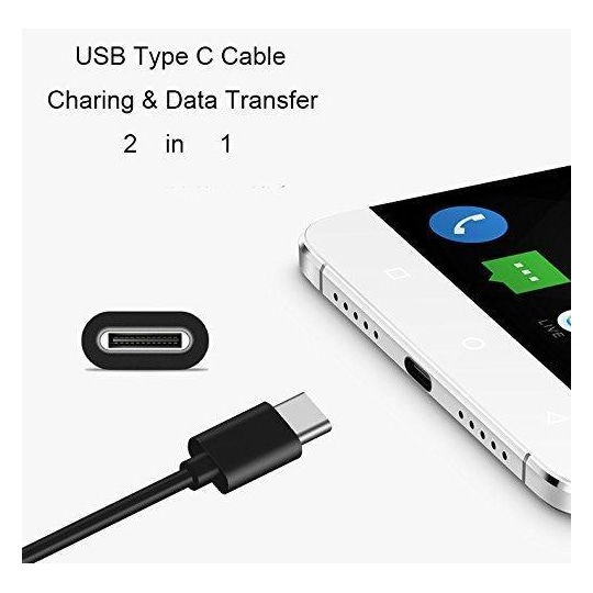 USB-C-latauskaapeli / tiedonsiirtokaapeli - 0,5m