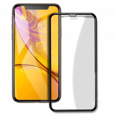 Näytönsuoja iPhone XS Max karkaistu lasi musta