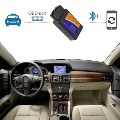 OBD2-virhekoodinlukija Bluetooth - Androidille / Windowsille