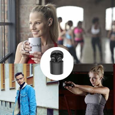 Langattomat kuulokkeet Bluetooth 5.0 -latauskotelolla