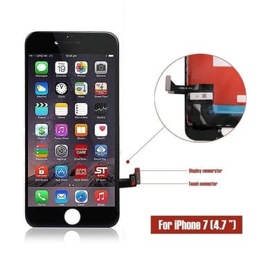 iPhone 7 vaihtonäyttö - musta