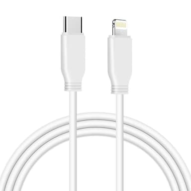 USB-C-salamalaite - valkoinen - 1 m