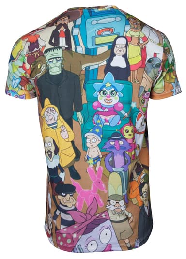 Rick & Morty t-paita - printtikuvio (XL)