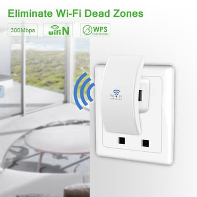 Wifi-toistin / kantaman laajennin ja tukiasema