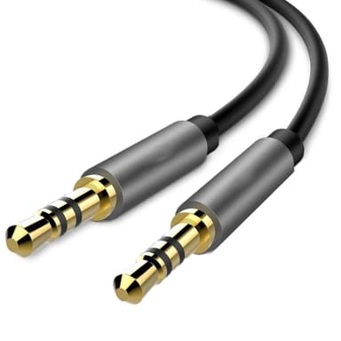 Audiokaapeli 3,5 mm: n liittimillä - 1m