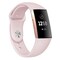 Fitbit Charge 3/4 rannekoru silikoni - vaaleanpunainen - L