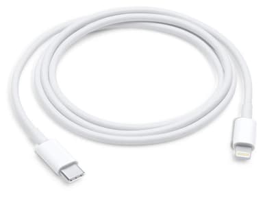 USB-C-salamalaite - valkoinen - 1 m