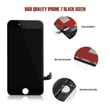 iPhone 7 vaihtonäyttö - musta