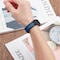 Fitbit Charge 3/4 rannekoru silikoni musta / sininen (S)