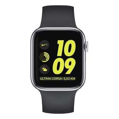 Apple Watch rannekoru silikoni 42/44 - musta