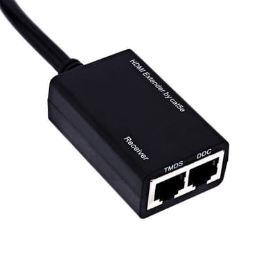 HDMI Extender laajennus Cat5 / 6: lle 30 m