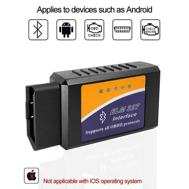 OBD2 ELM 327 -virhekoodinlukija Bluetooth - Android / Windows