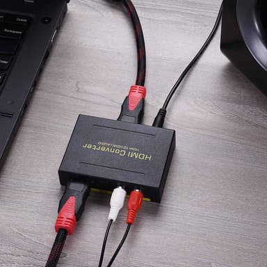 HDMI - HDMI + ääni (SPDIF ja R / L) - äänenjakaja HDMI 1080p:lle