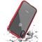 iPhone X / XS magneettikotelo karkaistulla lasilla - punainen
