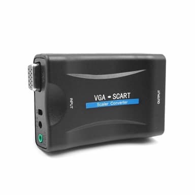VGA-SCART-adapterisignaalin muunnin kaukosäätimellä