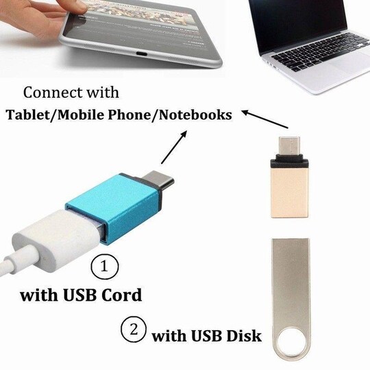USB - USB-C 3.1 OTG -sovitin