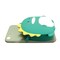 3D-kannettava suojakotelo sisäänrakennetulla lompakolla iPhone 7/8: lle - Dinosaurus, vihreä