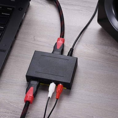 HDMI - HDMI + ääni (SPDIF ja R / L) - Äänenjakaja HDMI 4K: lle