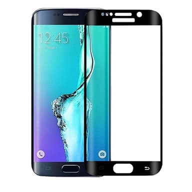 Näytönsuoja Samsung Galaxy S6 Edge karkaistu lasi musta