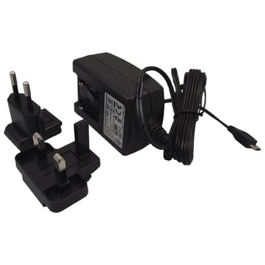 Raspberry Pi EU/UK virtalähde (musta)