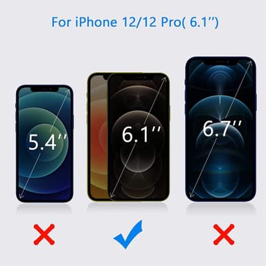 Näytönsuoja iPhone 12/12 Pro 6.1 ""karkaistu lasi