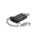 Micro USB - USB-C -sovitin - musta