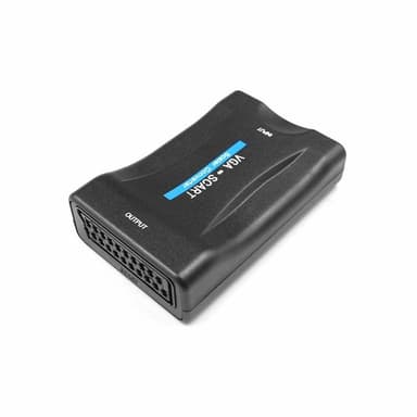 VGA-SCART-adapterisignaalin muunnin kaukosäätimellä