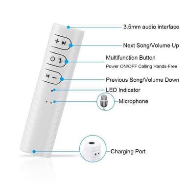 Bluetooth adapteri/vastaanotin autoon