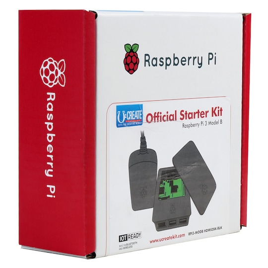 Raspberry Pi 3 aloituspakkaus (musta/harmaa)