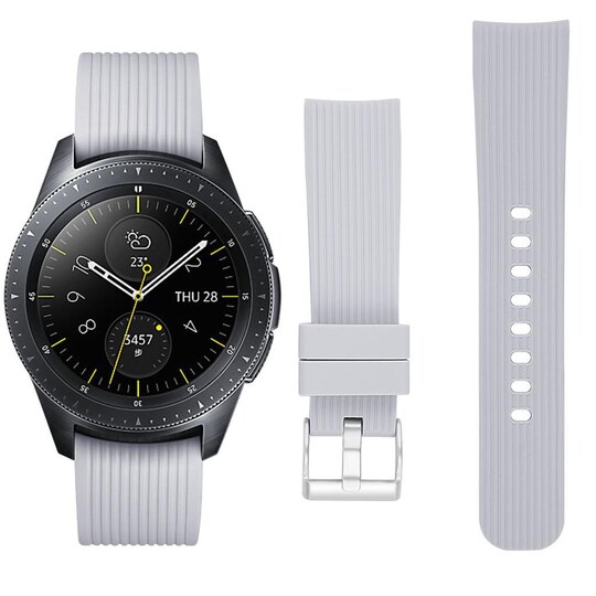 Käsinauha Samsung Galaxy Watch 42 mm - grå - S